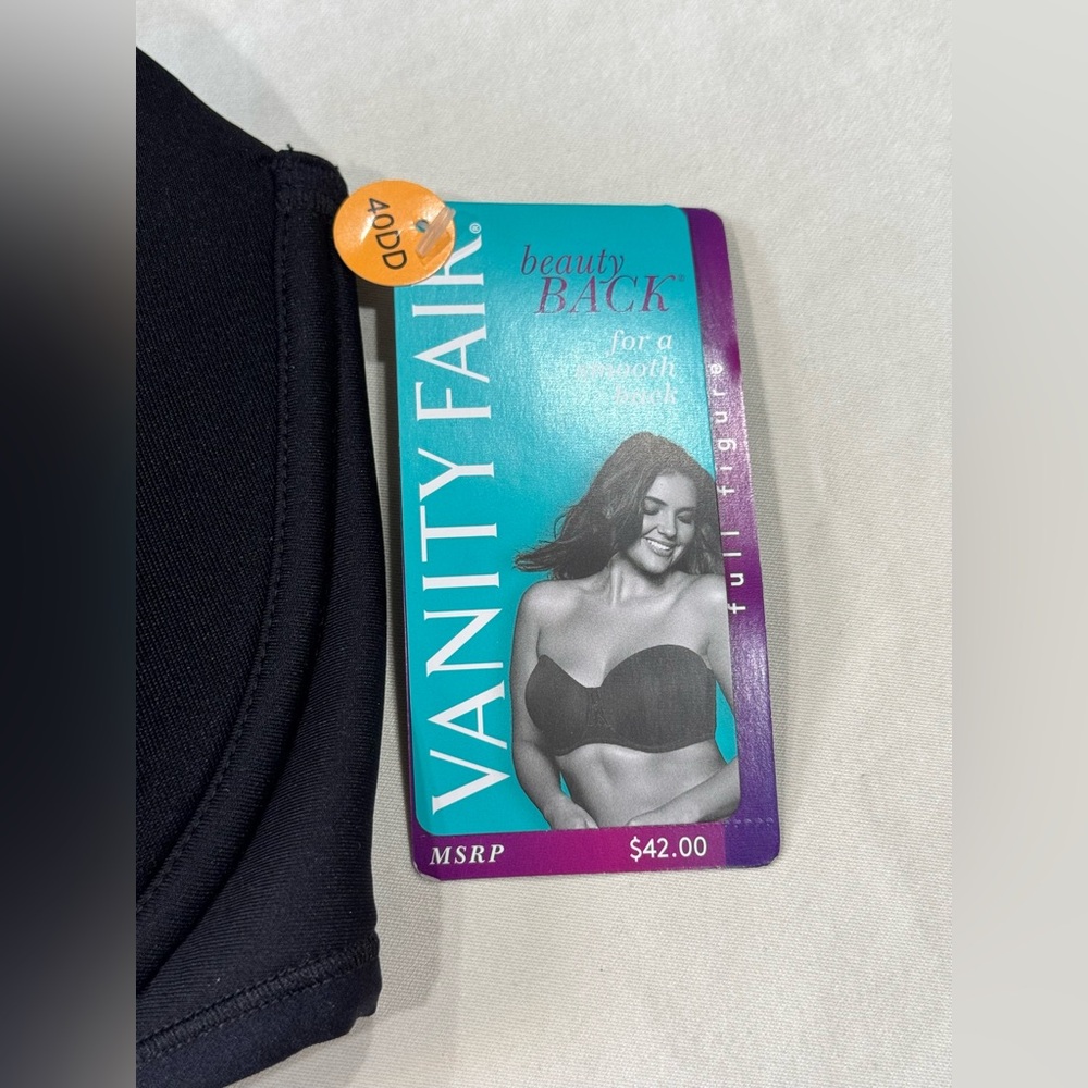 Vanity Fair Beauty Back Strapless Bra Sz 40DD NWT - Picture 4 of 7